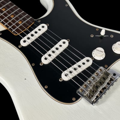 2022 Fender Stratocaster Custom Shop Post Modern Dual Mag II Strat Journeyman Relic ~ Olympic White image 6