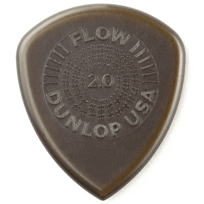 Dunlop 549R20 Flow Standard Grip 2mm Guitar Picks (24-Pack)