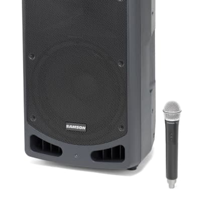 Samson Expedition XP312w-K 300-Watt Portable PA System with Wireless  Microphone (K-Band: 470-494 MHz)