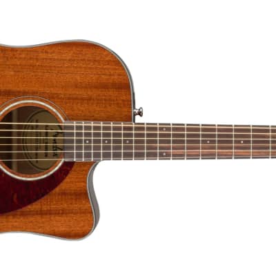 Fender CD-140SCE Dreadnought - All-Mahogany w/Case image 2