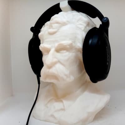 Mark Twain Headphone Stand! Headset Holder Rack, Hanger Bust. Hip Hop/Audio/Beat Home Recording/PC image 6