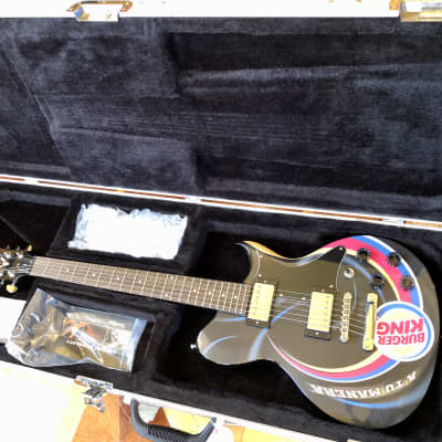 RARE CUSTOM MADE #1 of 12 Made Washburn WI-64 Burger King Solid Electric Guitar w/ Custom Washburn TSA CASE for sale
