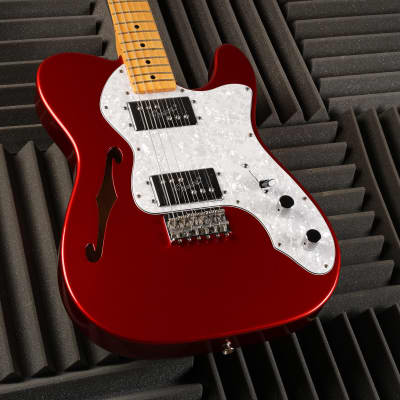Fender American Vintage '72 Telecaster Thinline 2011 - Candy Apple Red image 4