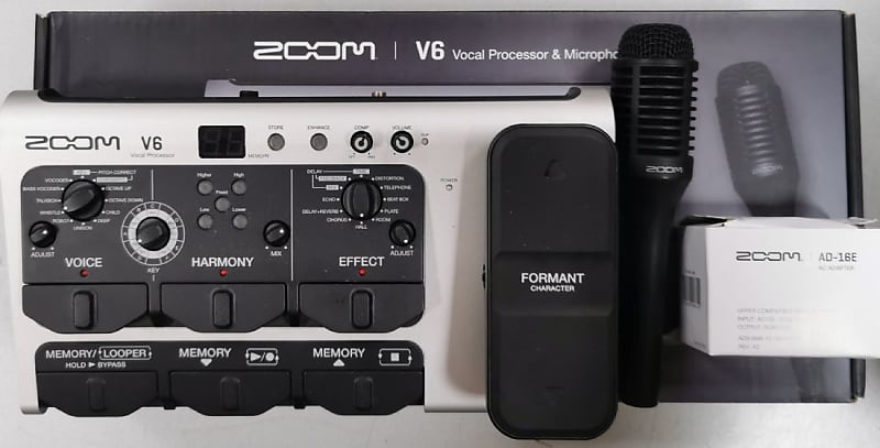 Zoom V6 Vocal Processor Voice effects processor | Reverb Canada