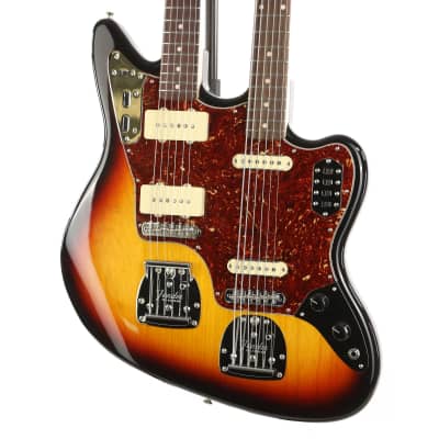 Fender Custom Shop Doubleneck Jazzmaster and Bass VI Masterbuilt Dennis Galuszka 3-Tone Sunburst image 7
