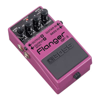 BOSS BF-3 Flanger Ultra and Gate/Pan Modes Guitar Effects Pedal with Guitar and Bass Inputs and Stereo Outputs for Guitarists and Bassists image 2
