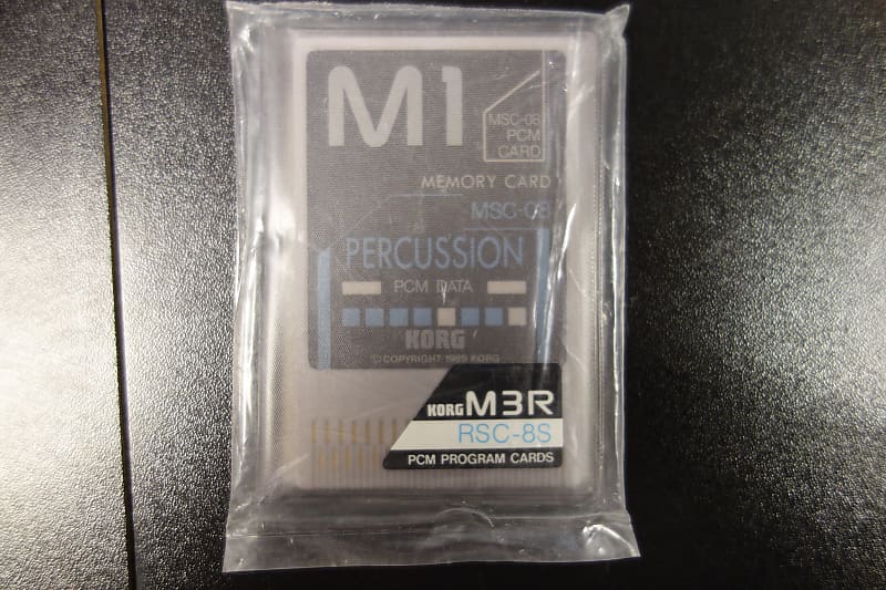 Korg M3R Memory cards RSC-8S Percussion 1989 image 1