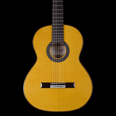 Amalio Burguet 1F flamenco guitar 2021 nitro finish - video! image 2