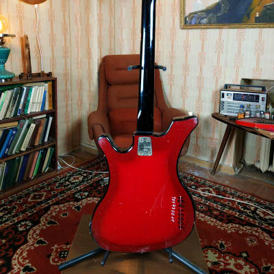Aelita USSR Vintage Soviet Electric Guitar 335 Jaguar Strat Jazz image 8