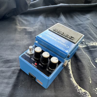 Boss CS-3 Compression Sustainer (Silver Label) 1997 - Present - Blue |  Reverb Belgium