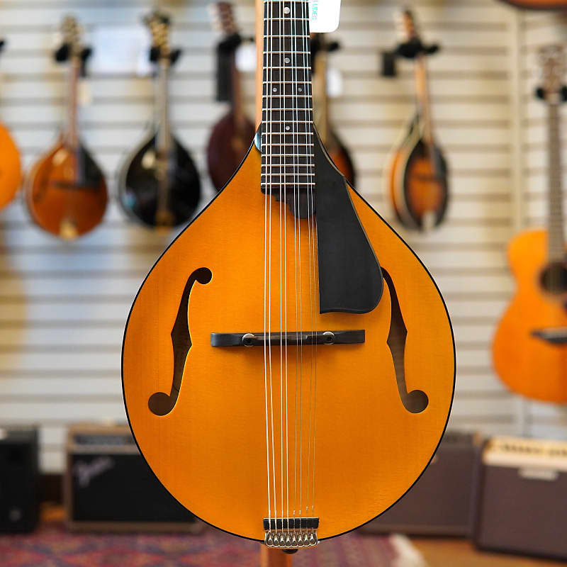 Northfield NFM-A5 Model M Engelmann Spruce/Figured Maple A-Style Mandolin Amber Top w/Hard Case image 1