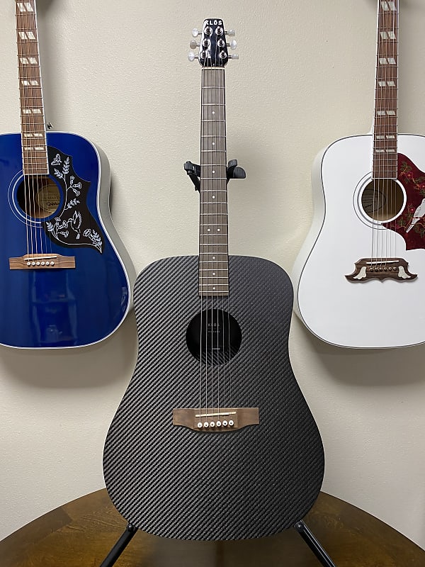 KLOS Hybrid Full Size Carbon Fiber Acoustic Guitar Reverb