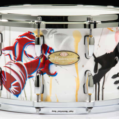 Pearl Masterworks 8x14 Snare (Hand-painted by John Douglas) image 1