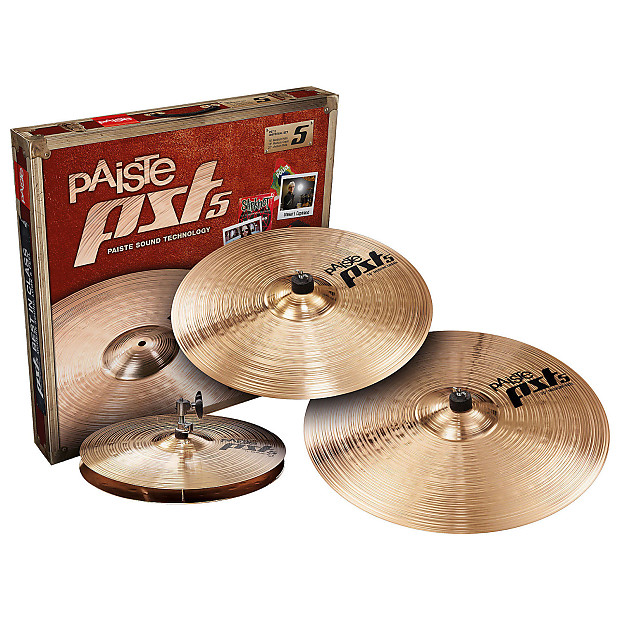 Paiste PST 5 Universal Set 14 / 16 / 20" Cymbal Pack image 1