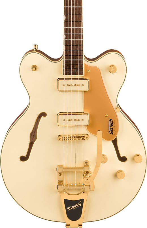 Gretsch Electromatic Pristine Limited Edition Semi-Hollow Guitar, White Gold image 1