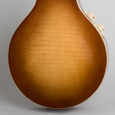Kay  K-95 Hollow Body Electric Mandolin (1958), ser. #L9117-418, black hard shell case. image 4