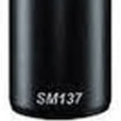 Shure SM137 Small-Diaphragm Condenser Microphone, Black image 1