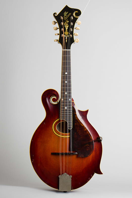 Gibson  F-4 Carved Top Mandolin (1914), ser. #24132, brown tolex hard shell case. image 1