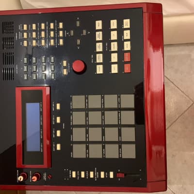 Akai MPC3000 CUSTOM GLOSSY BLACK AND RUBY RED + zip drive +SCSI Production Center image 17