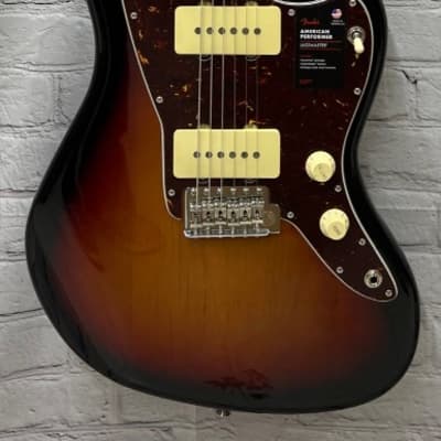 Fender American Performer Jazzmaster Rosewood Fretboard, Sunburst w/Bag, 8.4 lbs image 2