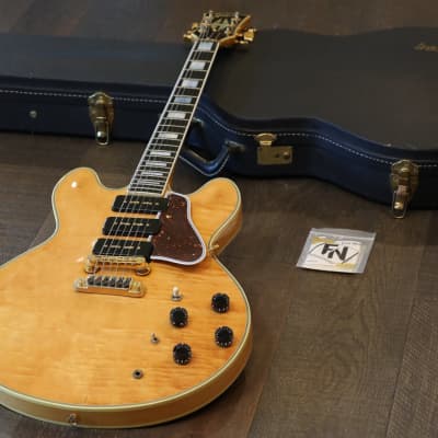 MINTY & RARE! 1984 Gibson ES-357 Figured Natural Semi-Hollow w/ 3 P90’s + OHSC *Video image 1