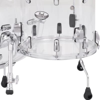 Pearl Crystal Beat Ultra Clear 14x13" Floor Tom Drum Acrylic CRB1413F/C730 | NEW | Authorized Dealer image 2