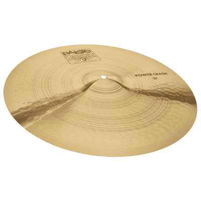 Paiste 2002 Clash 18 黒ロゴ RARE 1977 Vintage Paiste 2002 18” FACTORY STAMPED CRASH 1363