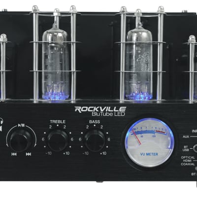 Rockville Tube Amplifier Amp Bluetooth Receiver For Klipsch RP-600M Speakers image 3