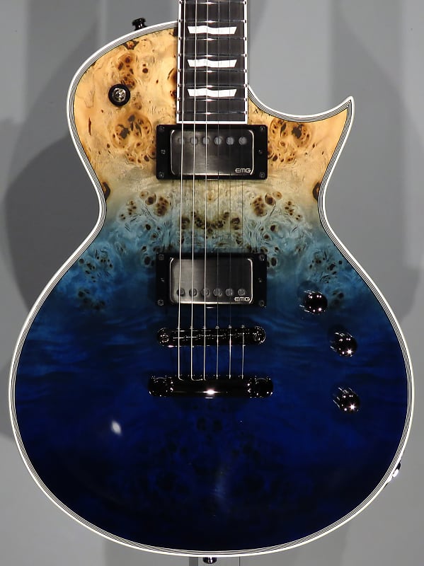 ESP E-II Eclipse 2023 - Blue Natural Fade w/Hardshell Case image 1