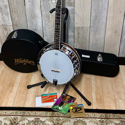 Washburn Americana B11 5-string Resonator Banjo  Complete Package, Support Small Business Buy Here ! image 15