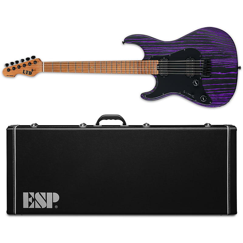 ESP LTD SN-1000HT LH Purple Blast Left-Handed Electric Guitar + Hard Case SN-1000 NEW image 1