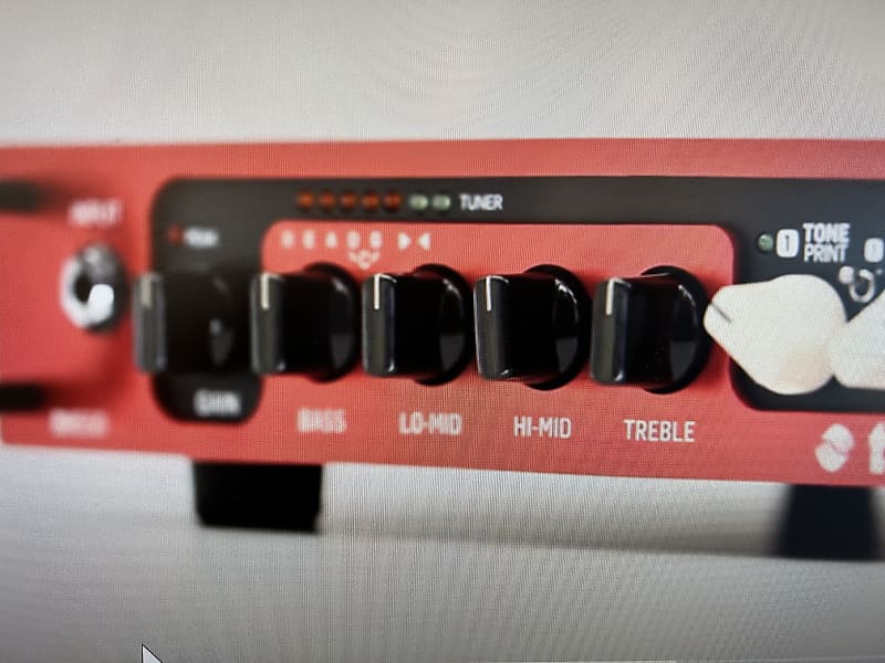 TC Electronic BH550 Bass Head 2010s - Red | Reverb