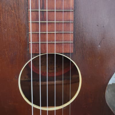 Bradbury Parlor guitar 1930's - Dark Brown image 3