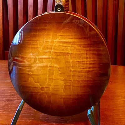 Nechville Custom Helimount 5-String Custom Banjo With Pop-Off Resonator (Ziricote and Maple) image 5