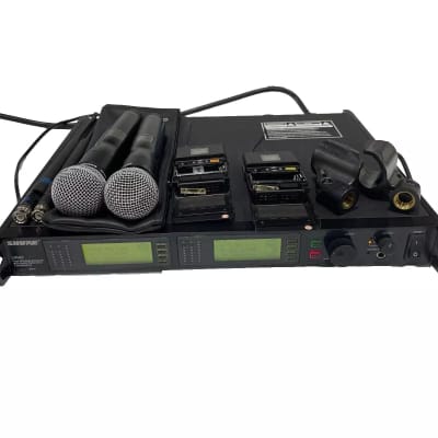 Shure UR4D L3 Dual Wireless Receiver W/2 UR2 Handheld Transmitters #2417 (One) image 5