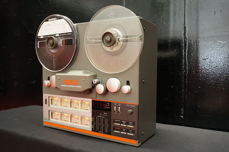 Fostex A Series A-8 LR Vintage Multi-Track 1/4 Reel-to-Reel Tape Recorder  100V