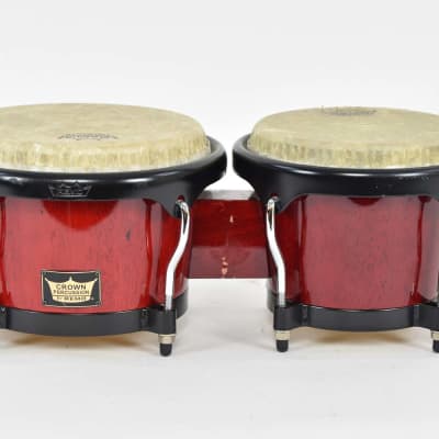Remo Bongo Crown Percussion Red Occasion | Reverb España