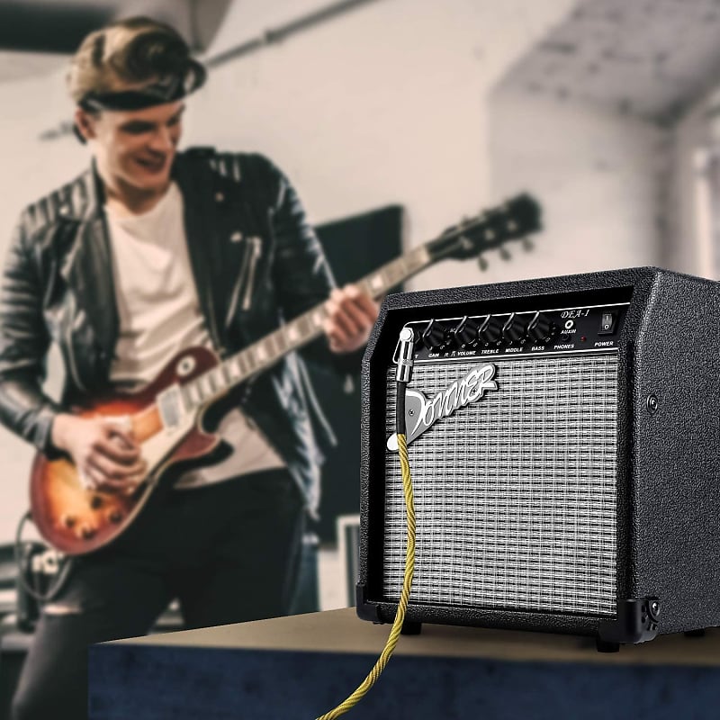 Donner Electric Guitar Amplifier 10 Watt Classical Guitar AMP Reverb