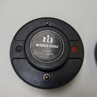 Matched Pair! Renkus Heinz 16 Ohm 3300 High Frequency 2" Throat Drivers - Look And Sound Great! image 2