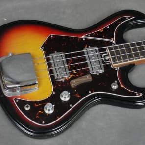 Vintage Teisco/Kingston Bass Guitar, 4-String, Made In Japan, MIJ, w/Case image 2