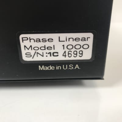Phase Linear 1000 Series Two image 2