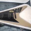 Gibson Government Series Flying V II w/ COA Tan Dirty Fingers Skunk Stripe Rosewood Limited Edition