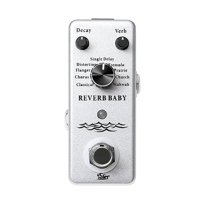 Multi Effects Acoustic Guitar Pedal,Cube Baby AC Guitar Multi Effects Pedal  Delay Chorus Tremolo Reverb Effect Pedal