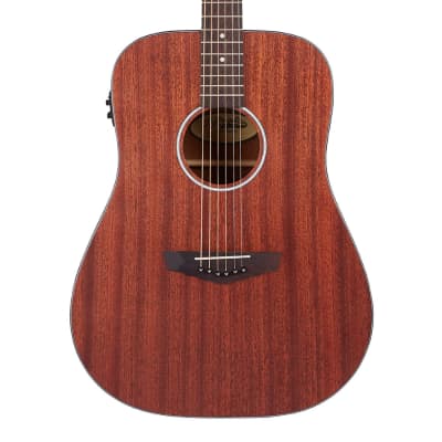 D'Angelico Premier Lexington LS A/E Guitar - Mahogany Satin image 3