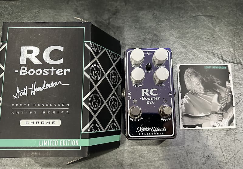 Xotic RC Booster Scott Henderson Edition | Reverb