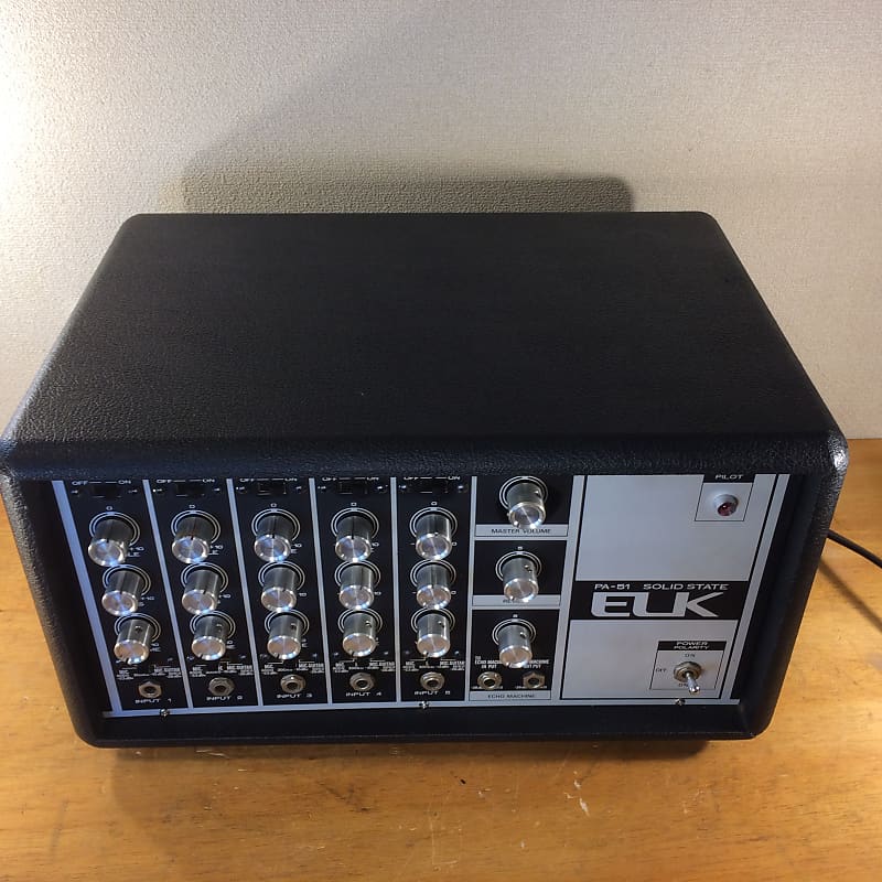ELK PA-51 powered mixer/amp head with spring reverb. Quality