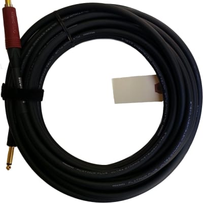 Mogami Platinum GUITAR-40 Instrument Cable, 1/4" TS Male Plugs, Gold Contacts, Straight Connectors with silentPLUG, 40 Foot. image 3