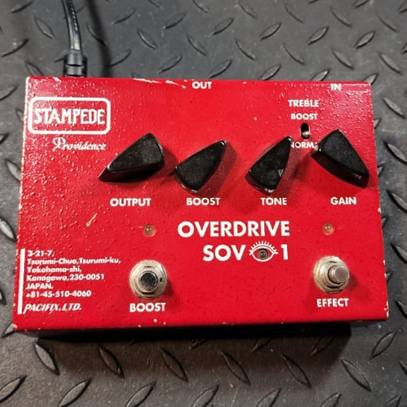 Providence SOV-1 OVERDRIVE Analog Electric Guitar Pedal Red