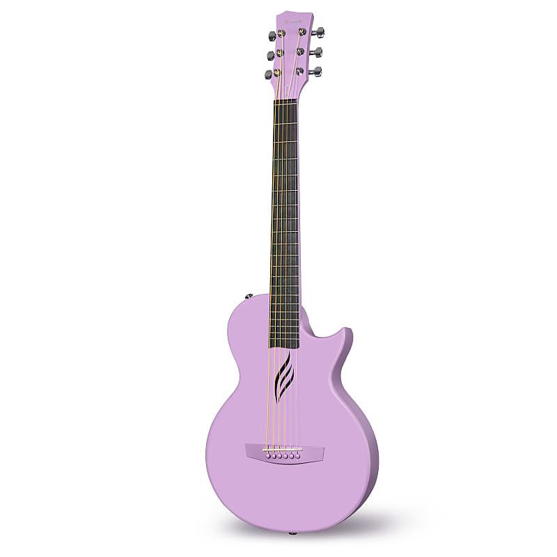 Enya Nova Go Carbon Fiber Acoustic Guitar Purple (1/2 Size) image 1