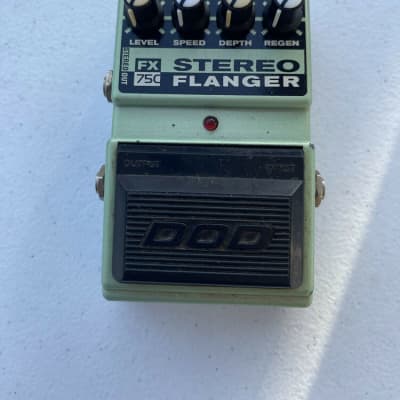 DOD Digitech FX75C Stereo Analog Flanger Rare Vintage Guitar Effect Pedal image 1